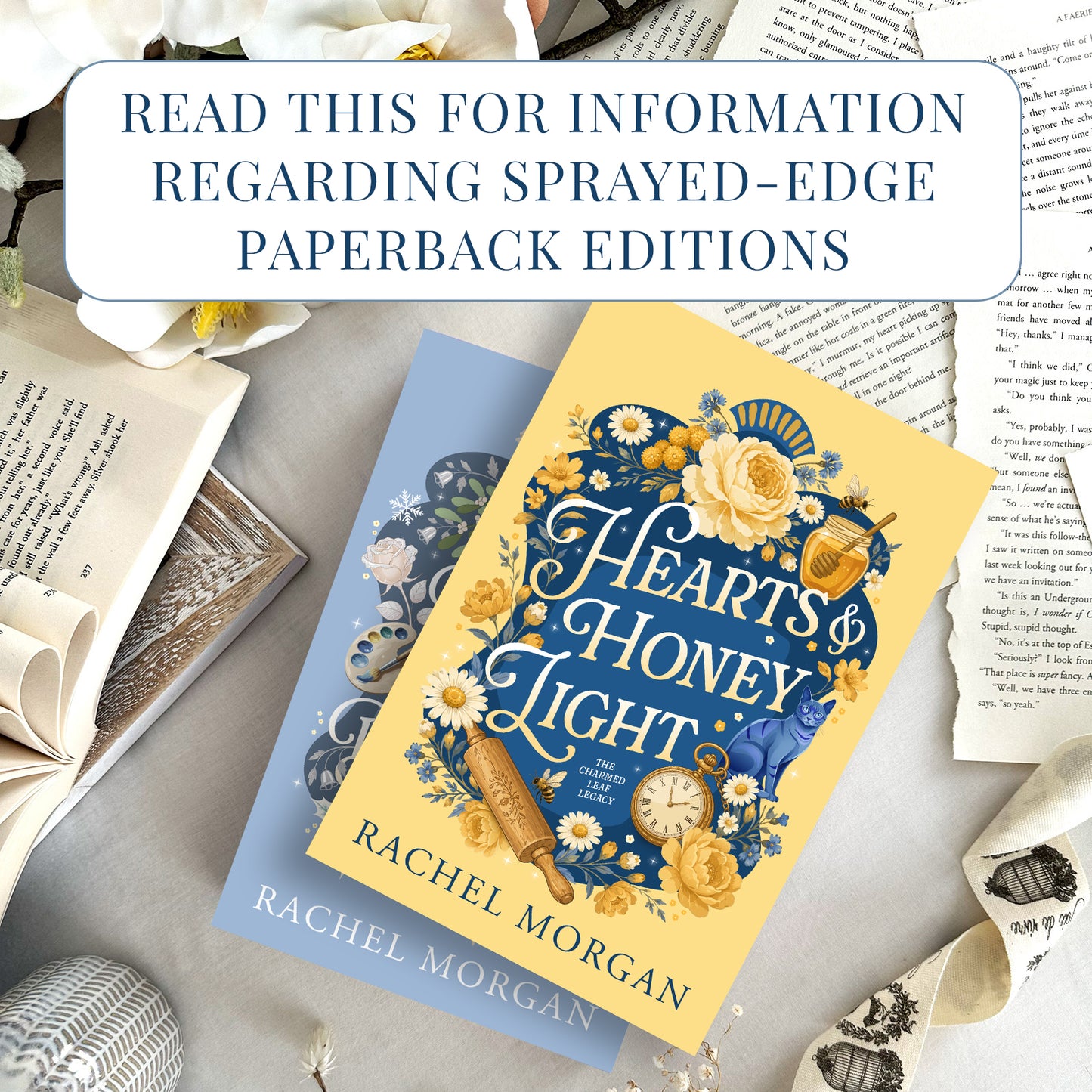 INFORMATION: Sprayed-edge paperbacks of FROST and HEARTS