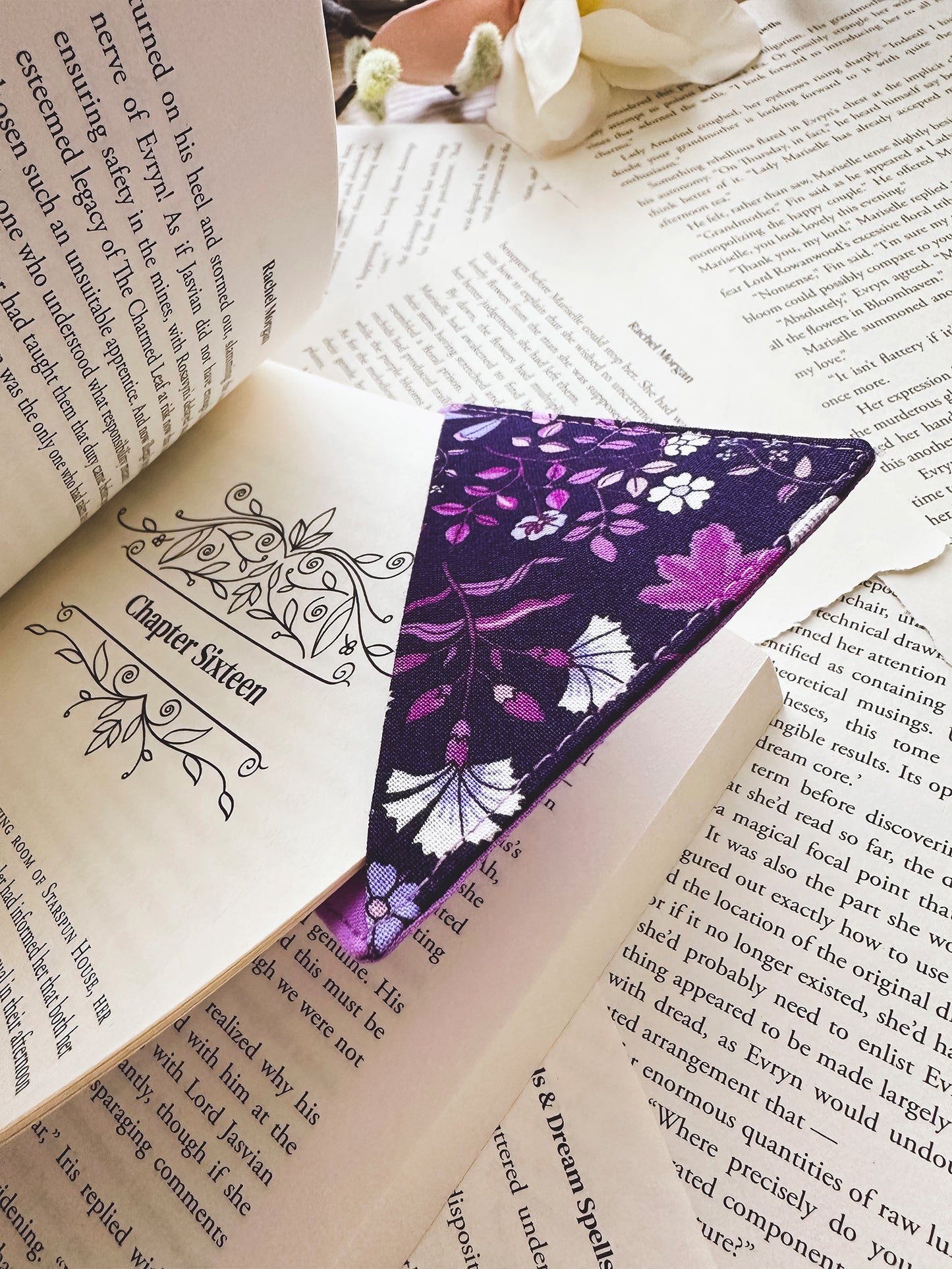 Gift Set: 3 Charmed Leaf Legacy Paperbacks, Bookshelf Sign & Fabric Bookmark